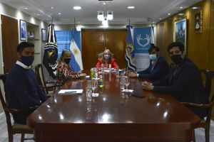 Alicia recibió a autoridades del Municipio de Perito Moreno