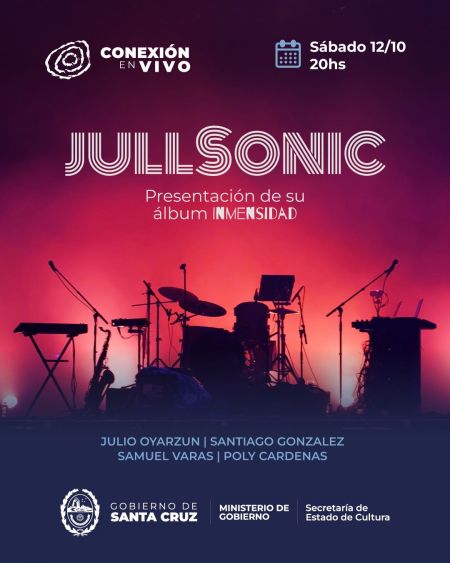 Conexión en Vivo: Jullsonic presenta su álbum &quot;Inmensidad&quot; en el Centro Cultural Santa Cruz