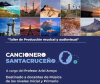 Educación invita al taller de producción musical y audiovisual “Cancionero Santacruceño”