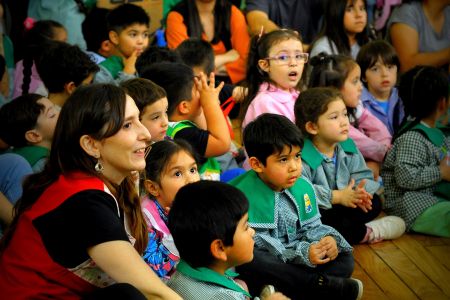 el Museo de Arte Minicelli visitó el Jardín de infantes Nª 1