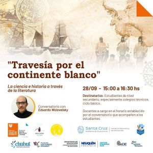 Educación invita a participar del conversatorio “Travesías por el continente blanco”