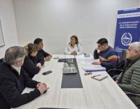 Reunión en el Consejo Provincial de Educación con la presencia de la presidenta Iris Rasgido.