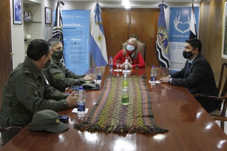 Alicia se reunió con Autoridades de Gendarmería Nacional