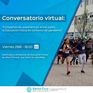 Convocan a participar de un Conversatorio de Educación Física