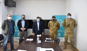 Salud recibió a autoridades del Hospital Militar