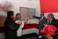 Servicios Públicos inauguró nuevo sistema de iluminación en el Club Atlético Puerto Santa Cruz