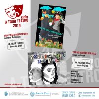 “A todo teatro” presentará  “Una pirata despiratada” y “Vos no querías ser feliz” en el Complejo Cultural