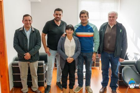 Se llevó adelante una reunión de trabajo con autoridades de Cañadón Seco