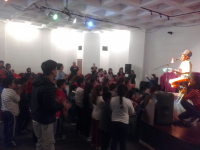 Los niños de Río Gallegos vivieron una tarde de color con el espectáculo “Sonrisas Nómadas”
