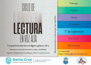 Se realizará el 5° Encuentro del Ciclo de Lectura en Voz Alta