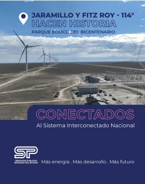 Conocé detalles de la obra que conecta a Jaramillo y Fitz Roy con el Interconectado Nacional