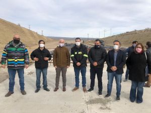 Servicios Públicos trabaja en alumbrado de la Ruta Provincial Nº 12