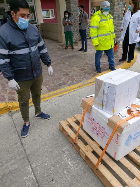 Llegaron las vacunas al Hospital SAMIC de El Calafate