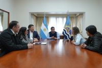 El gobernador Claudio Vidal encabezó el encuentro que tuvo lugar en la Residencia. 