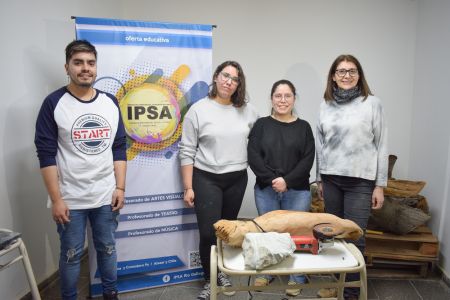 Estudiantes del IPSA participaron de la XXII Bienal Internacional de Escultura de Chaco