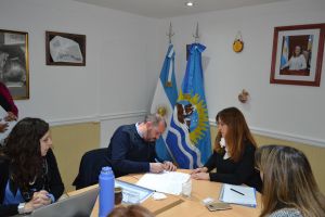 Se concretó convenio con el municipio de Piedra Buena