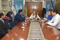Alicia Kirchner recibió al cónsul de Bolivia