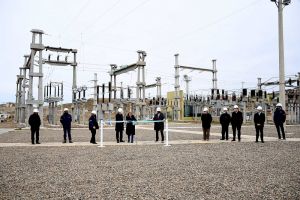 Alicia inauguró la Línea de Alta Tensión Santa Cruz Norte