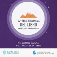 Mañana comienza la 27ᵃ Edición de la Feria Provincial del Libro de Santa Cruz