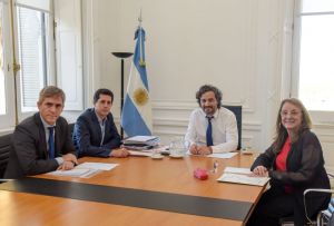 Alicia se reunió con el Jefe de Gabinete y el Ministro del Interior