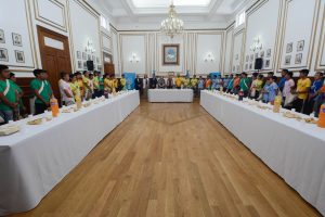 Alicia recibió a integrantes de la Fundación Valdocco en Casa de Gobierno