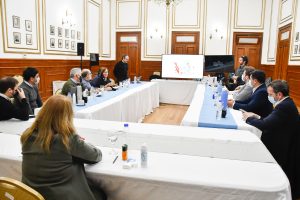 Alicia recibió en audiencia al equipo técnico que desarrolla estudios en la zona del Tucu Tucu