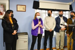Alicia participó del acto de imposición del nombre “Nélida Emma Cremona” a biblioteca de Río Gallegos