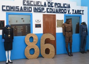 La Escuela de Cadetes de Policía Eduardo Victoriano Taret conmemoró su 86° Aniversario