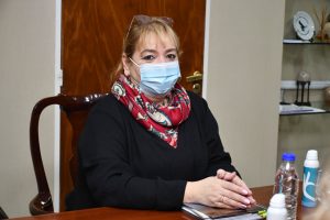 Alicia recibió en audiencia a autoridades de la Caja de Previsión Social
