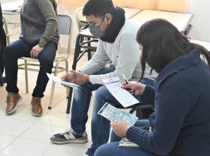 Ultiman detalles para la implementación de Senderos Escolares en el Barrio San Benito de Río Gallegos