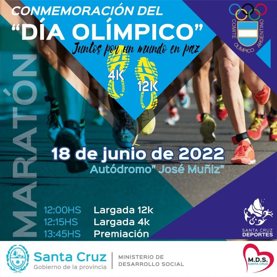 #AgendaFinDeSemana: Invitan a participar de la maratón por el Día Olímpico
