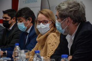 Alicia encabezó la firma de convenios destinados a la formación de agentes para la atención de infancias y adolescencias