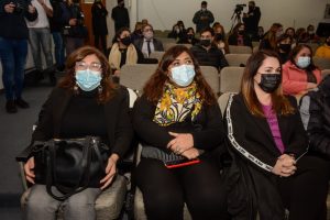 Alicia encabezó la firma de convenios destinados a la formación de agentes para la atención de infancias y adolescencias