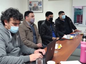 Se trabaja en los puntos de instalación de cámaras de seguridad en Río Gallegos