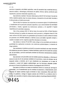 La provincia adhirió al DNU 408/20 extendiendo el aislamiento hasta el 10 de mayo