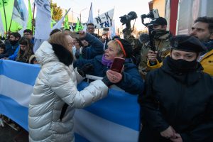 Alicia acompañó a la comunidad de El Calafate en la inauguración del Cine Municipal