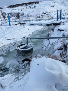Realizan importantes labores para contrarrestar la falta de suministro de agua por las bajas temperaturas