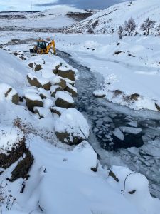 Realizan importantes labores para contrarrestar la falta de suministro de agua por las bajas temperaturas