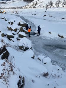 Realizan importantes labores para contrarrestar la falta de suministro de agua por las bajas temperaturas