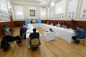 Reunión del COE provincial con representantes de los poderes legislativo y judicial