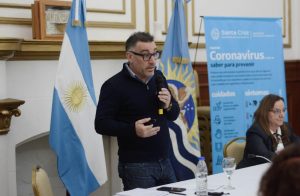 Reunión del COE provincial con representantes de los poderes legislativo y judicial