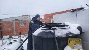 Servicios Públicos realiza labores en Piedra Buena y Puerto Santa Cruz