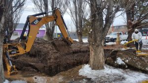 Servicios Públicos realiza labores en Piedra Buena y Puerto Santa Cruz