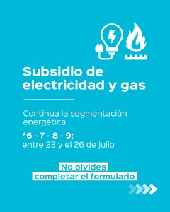 Continúa la inscripción a la segmentación energética en Santa Cruz