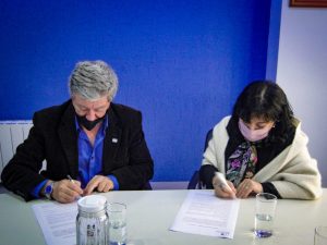 Se firmó convenio entre Servicios Públicos Sociedad del Estado y el Consejo Provincial de Educación