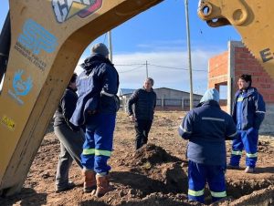 Servicios Públicos continúa con los trabajos de conexiones domiciliarias en Rio Gallegos