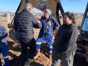 Servicios Públicos continúa con los trabajos de conexiones domiciliarias en Rio Gallegos