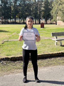 Maribel Huaiquil fue la única mujer en aprobar curso de la Policía Federal Argentina
