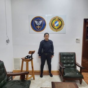 Maribel Huaiquil fue la única mujer en aprobar curso de la Policía Federal Argentina