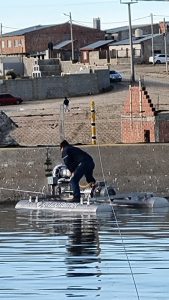 Avanzan los trabajos en la planta de tratamientos de efluentes cloacales de Puerto San Julián